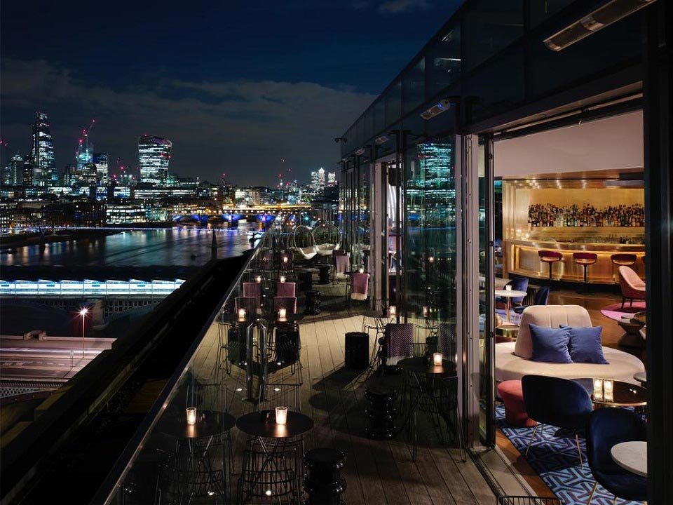 London hotels with rooftop bars