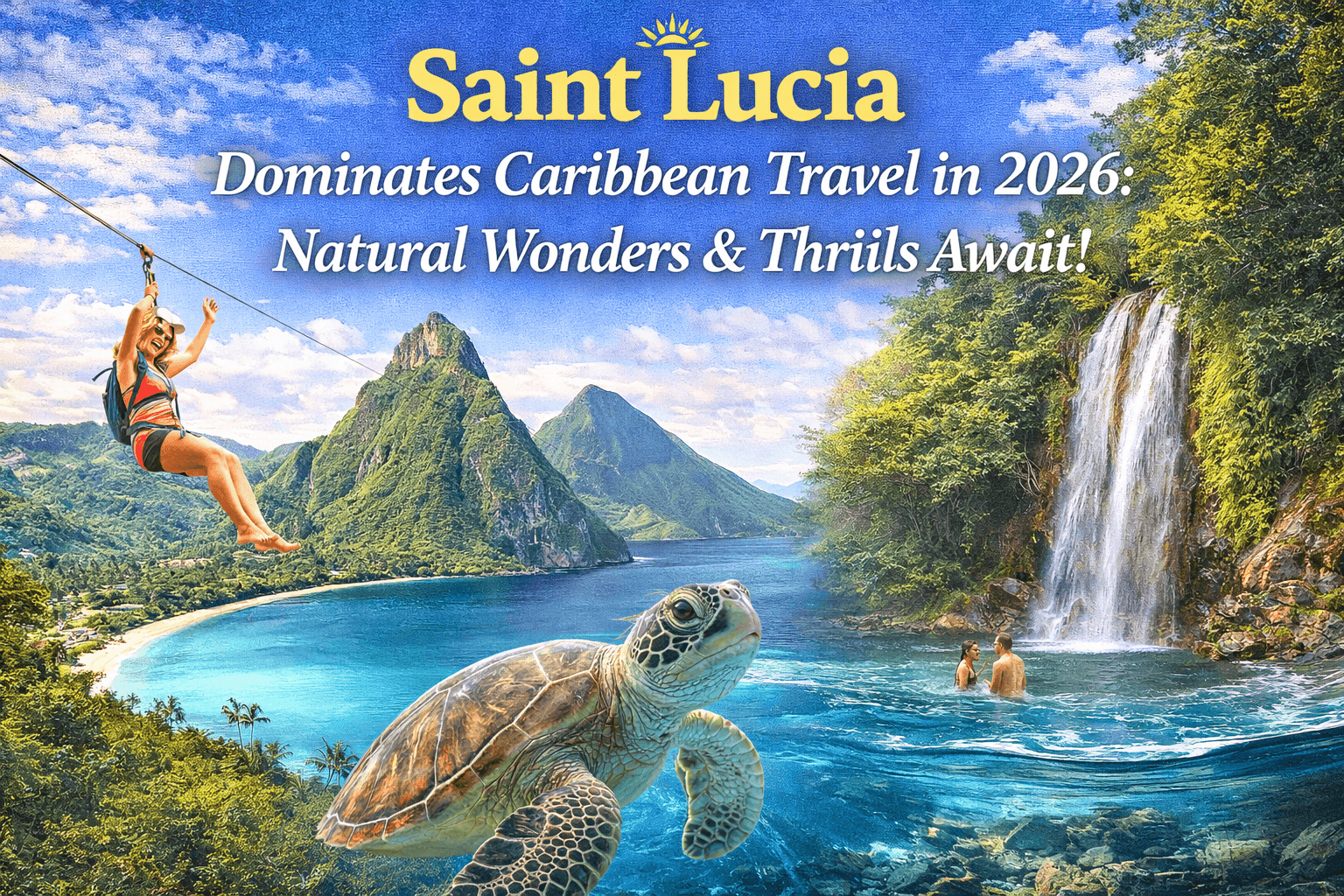 St. Lucia — travel guide cover