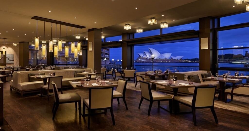 Dining at park hyatt sydney